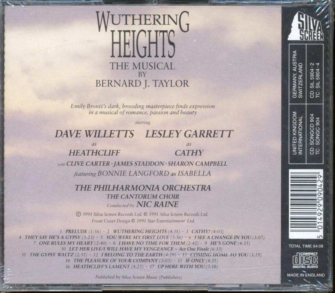 Bernard J Taylor  - Wuthering Heights The Musical [New CD]