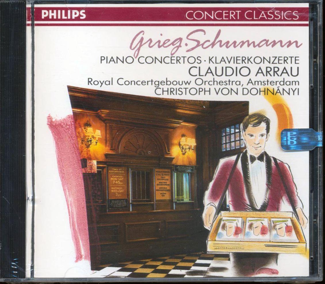 Grieg Schumann, Claudio Arrau, Royal Concertgebouw, Etc. - Piano Concertos Klavierkonzerte [New CD]