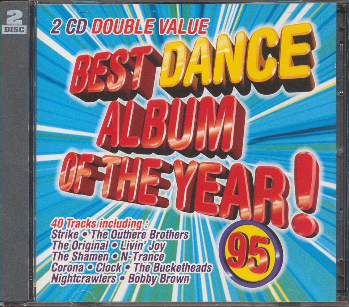 The Original, The Outhere Brothers, Strike, Etc. - Best Dance Album Of The Year 95 (40 tracks) (2xCD) [New CD]