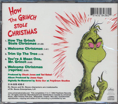 Dr. Seuss - How The Grinch Stole Christmas [New CD]