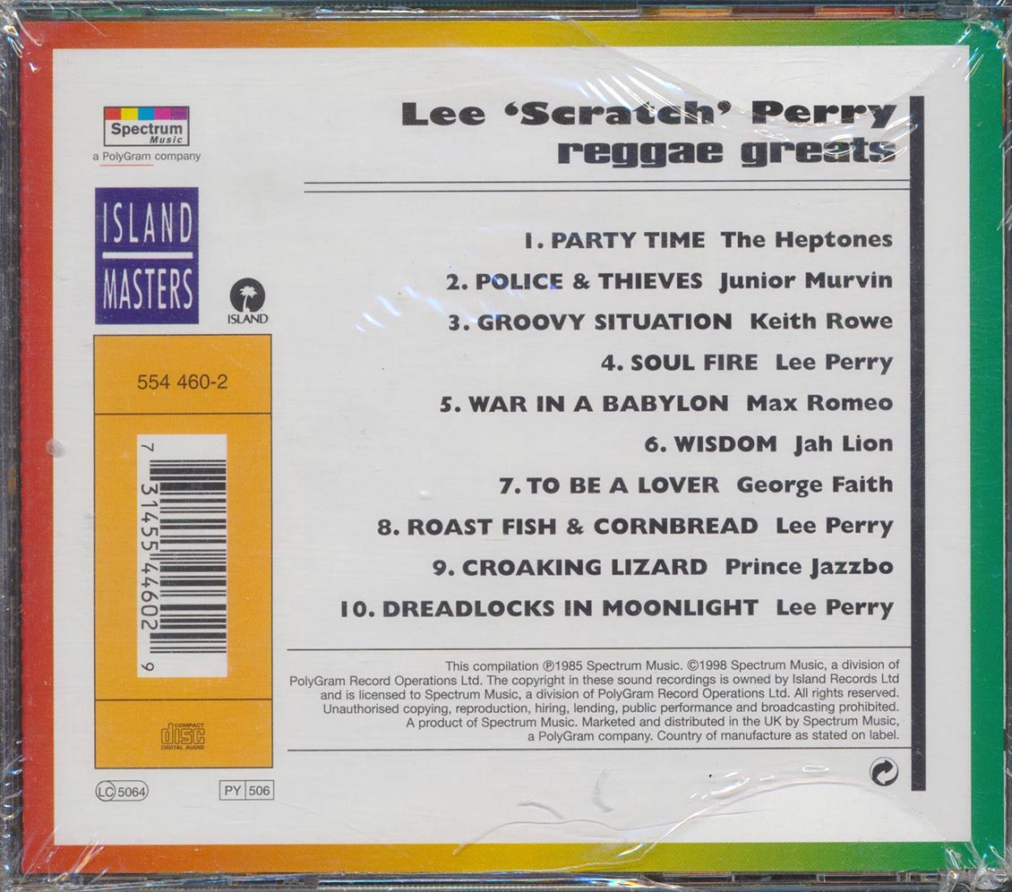 Lee Perry - Reggae Greats [New CD]