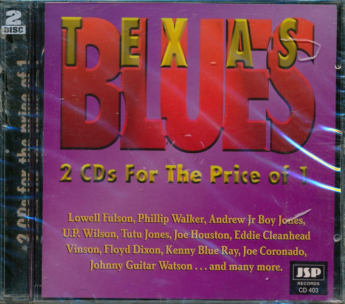 Tutu Jones, Phillip Walker, Andrew Jr. Boy Jones, Etc. - Texas Blues (2xCD) [New CD]