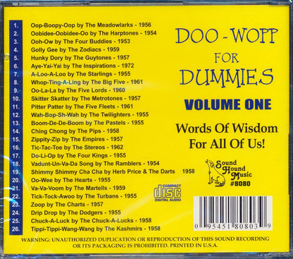 The Meadowlarks, The Harptones, The Four Buddies, Etc. - Doo-Wopp For Dummies Volume One [New CD]