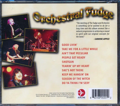 Vanilla Fudge - Orchestral Fudge [New CD]