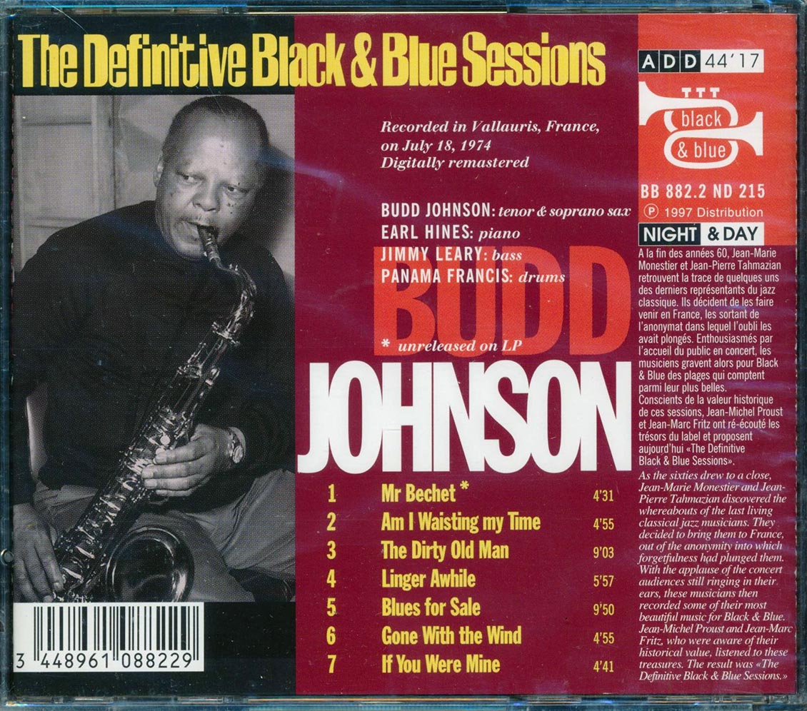 Budd Johnson - Mr Bechet [New CD]