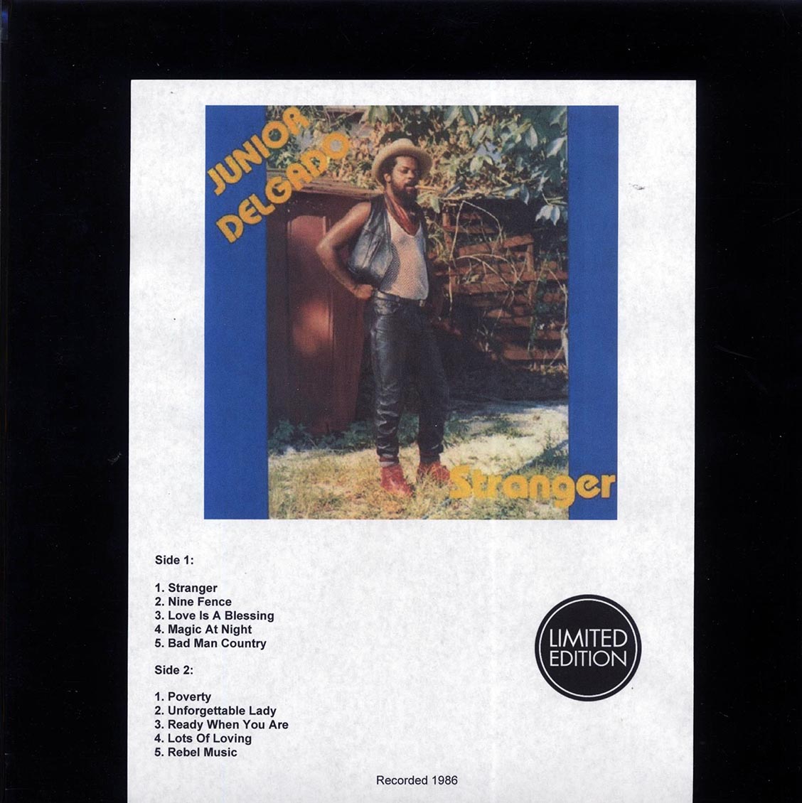 Jr. Delgado - Stranger (orig. press) [New] [New Vinyl]