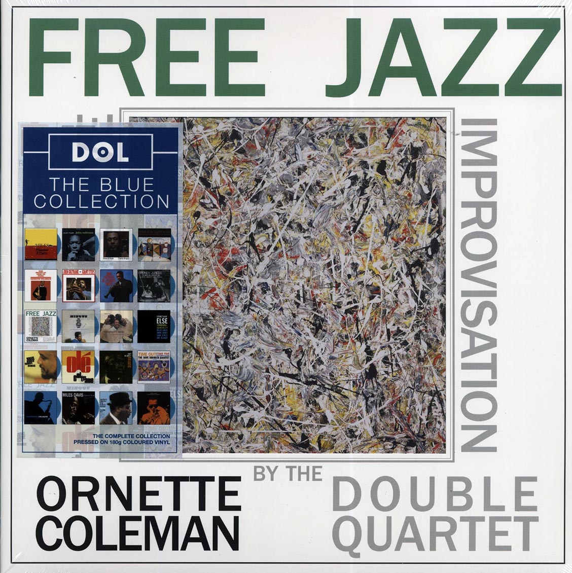 Ornette Coleman Double Quartet - Free Jazz (180g) (blue vinyl) [New Vinyl LP]