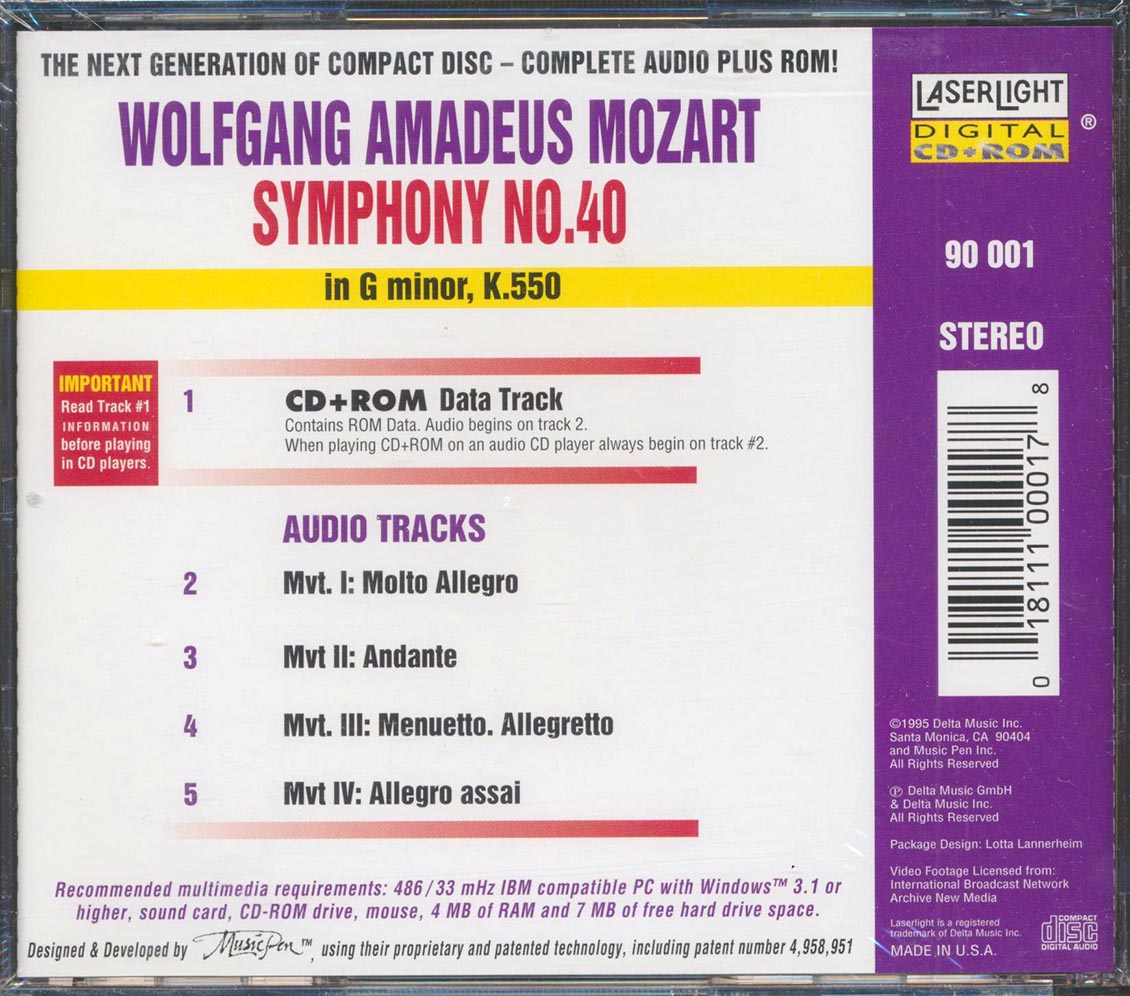 Salzburg Mozarteum Orchestra, Hans Graf - Mozart Symphony No. 40 [New CD]
