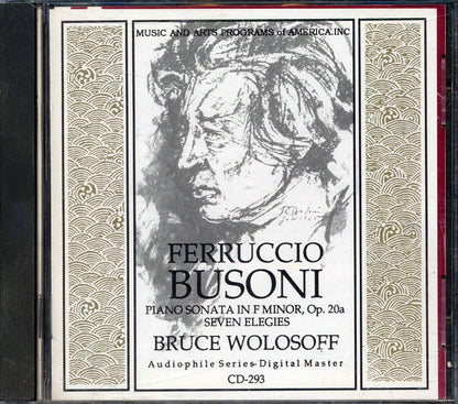 Ferruccio Busoni, Bruce Wolosoff - Piano Sonata In F Minor, Op. 20a Sevel Elegies [New CD]