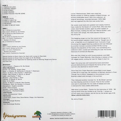 Louisa Markswoman Mark - Breakout (RSD 2023) (ltd. ed.) (clear vinyl) [New Vinyl Record LP]