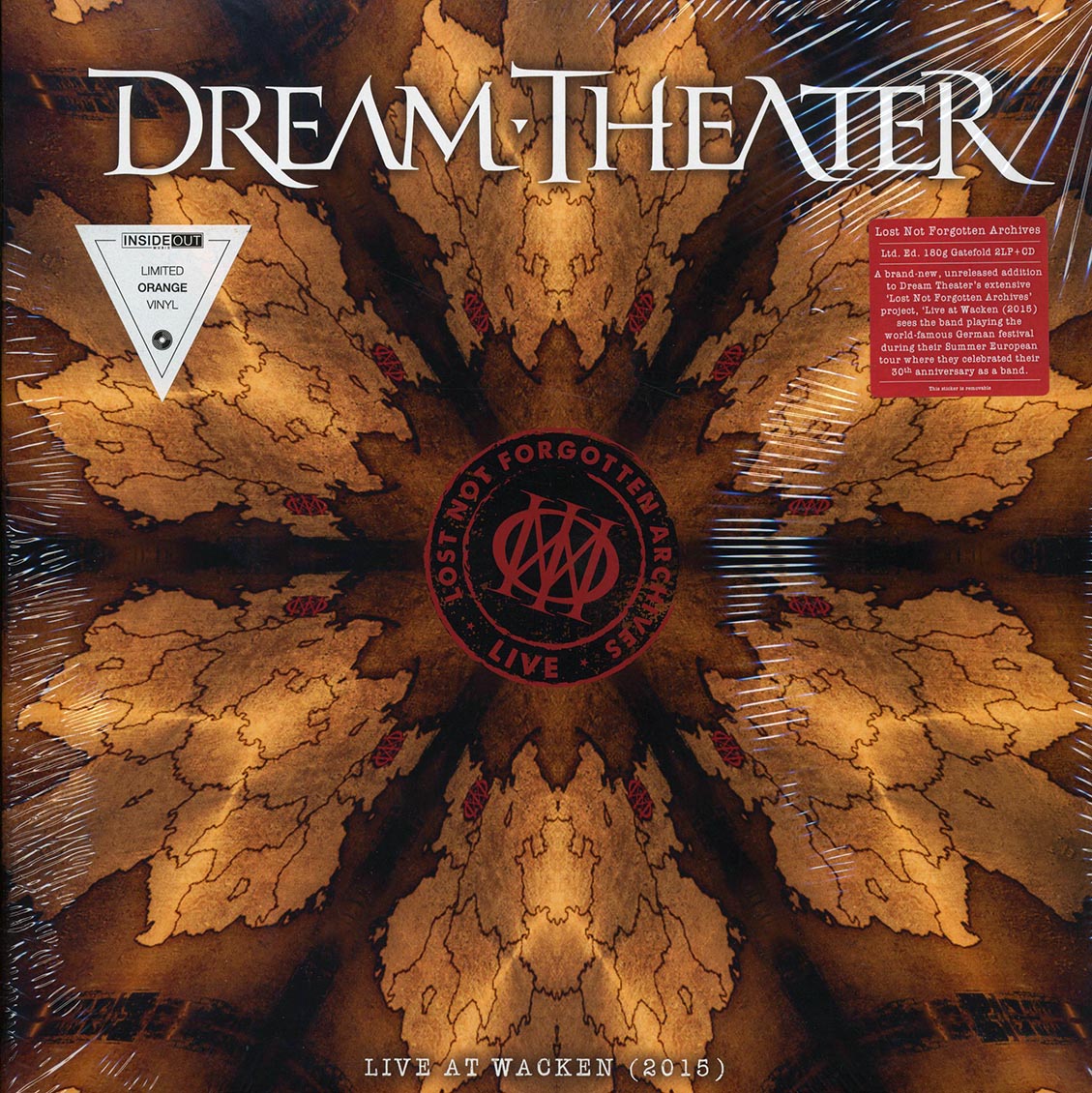 Dream Theater - Live At Wacken 2015 (ltd. ed.) (2xLP) (180g) (orange vinyl) [New]