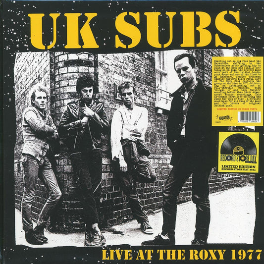 UK Subs - Live At The Roxy 1977 (RSD 2024) (yellow vinyl) [New Vinyl Record LP]