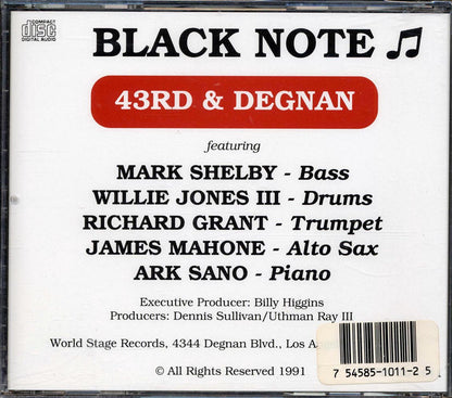 Black Note - 43rd & Degnan [New CD]
