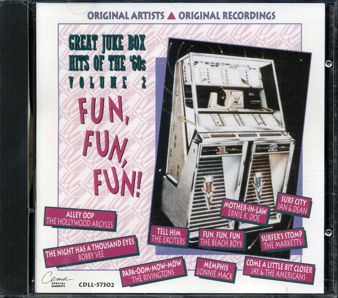 Lonnie Mack, Bobby Vee, The Hollywood Argyles, Jay & The Americans, Etc. - Fun Fun Fun: Great Juke Box Hits Of The '60s Volume 2 [New CD]