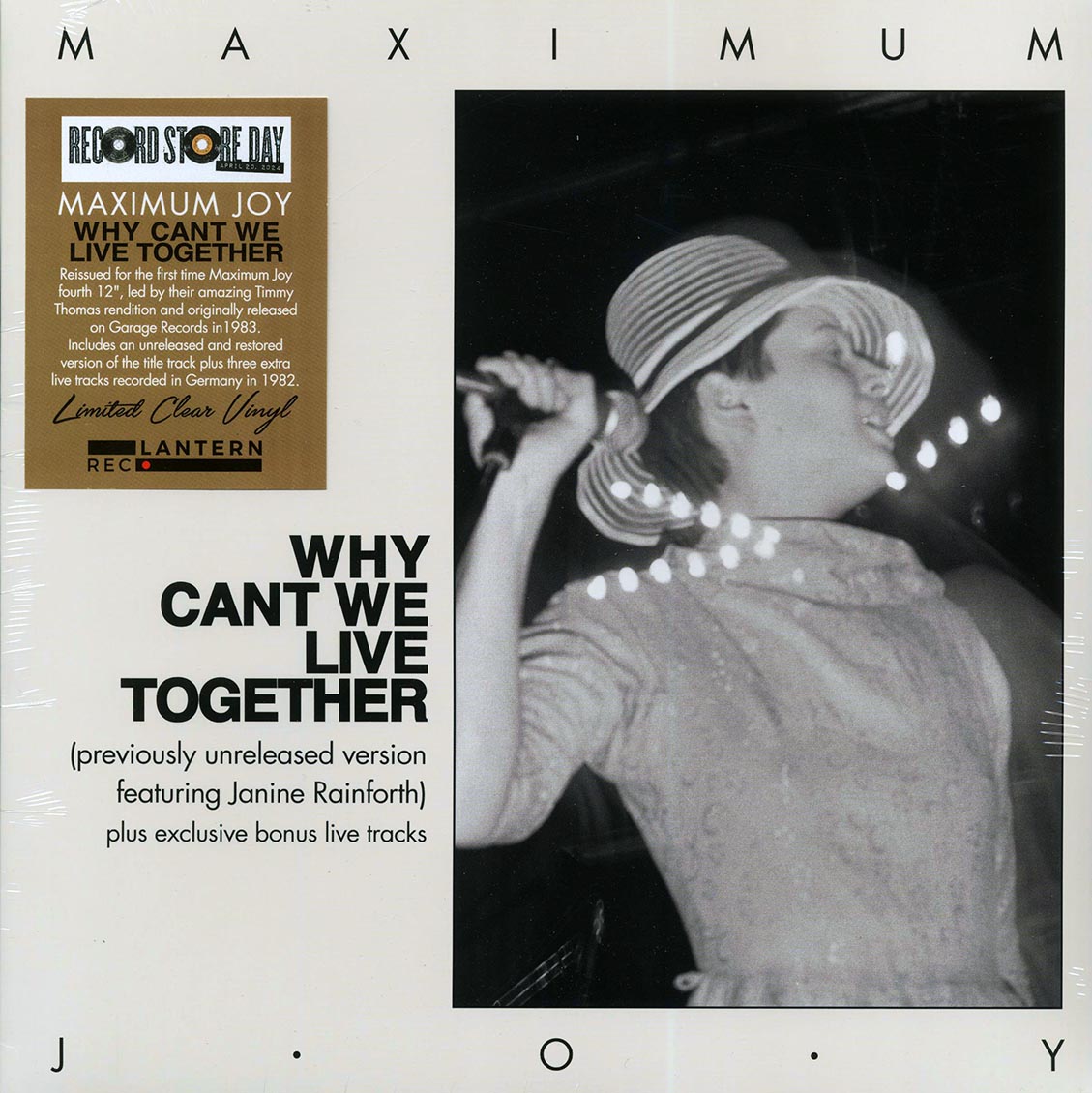 Maximum Joy - Why Can't We Live Together (RSD 2024) (ltd. ed.) (clear vinyl) [New] [New Vinyl]