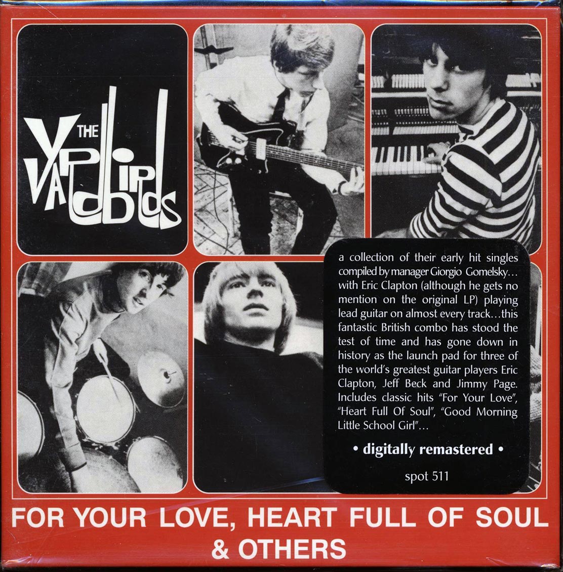 The Yardbirds - For Your Love, Heart Full Of Soul & Others (ltd. ed.) (deluxe mini-LP slipsleeve edition) (remastered) [New CD]