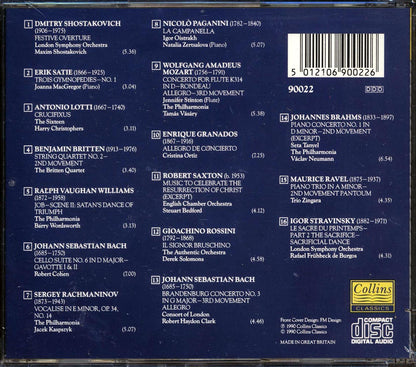 Bach, Mozart, Brahms, Stravinsky, Etc. - Sound Sampling [New CD]
