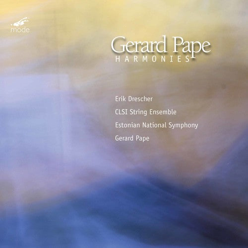 Pape / Drescher / Clsi String Ensemble - Harmonies Music CD