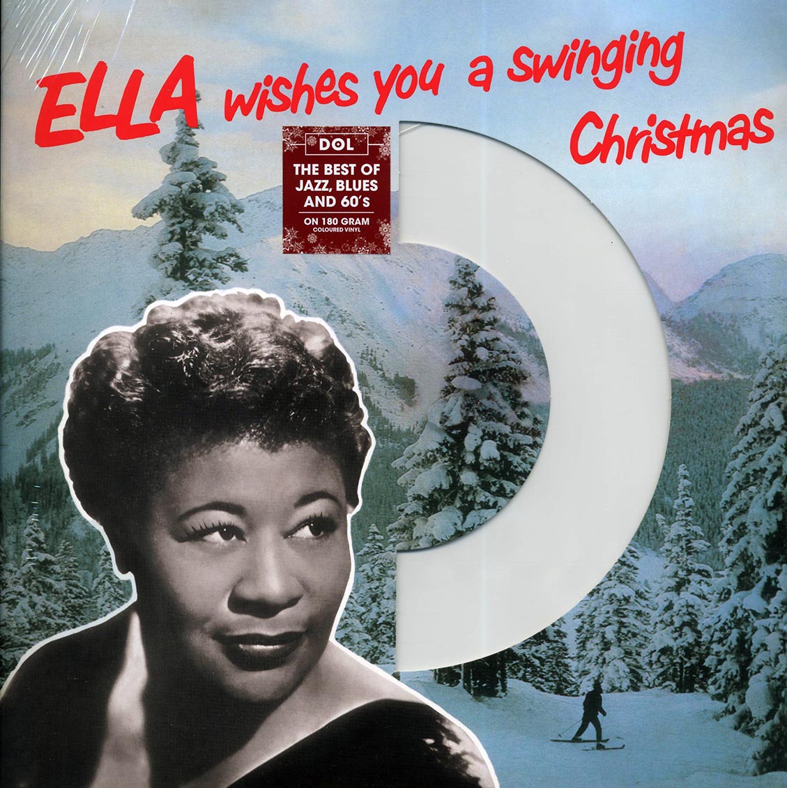 Ella Fitzgerald - Wishes You A Swinging Christmas (die-cut jacket) (180g) (white vinyl) [New Vinyl Record LP]