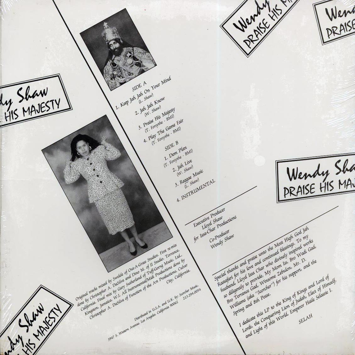 Wendy Shaw - Praise His Majesty (1989 FIRST PRESS) (US press) (orig. press) [New Vinyl LP]