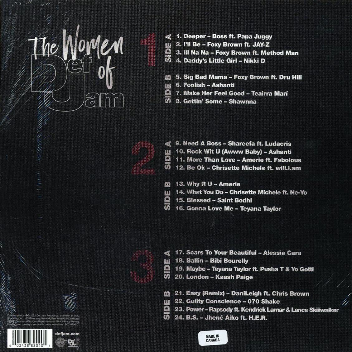 Ashanti, Foxy Brown, Nikki D, Chrisette Michele, Etc. - The Women Of Def Jam (3xLP) (box set) [New Vinyl LP]