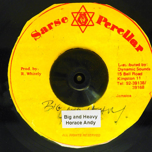 Horace Andy - Big And Heavy  /  Version [New Vinyl Record 7" Single]