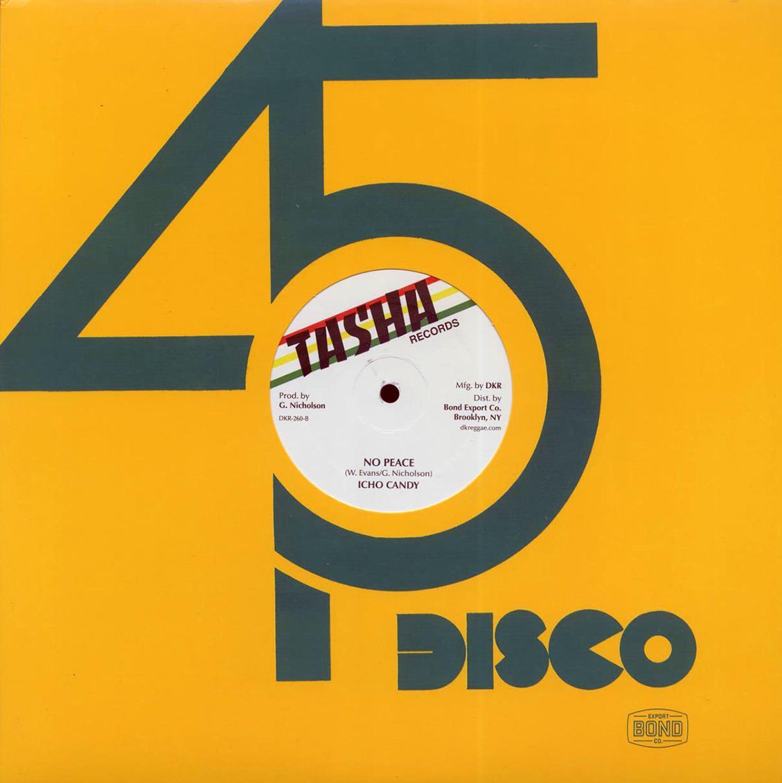 Icho Candy - Get Up Natty; Version  /  Icho Candy - No Peace; Version [New Vinyl 12"]