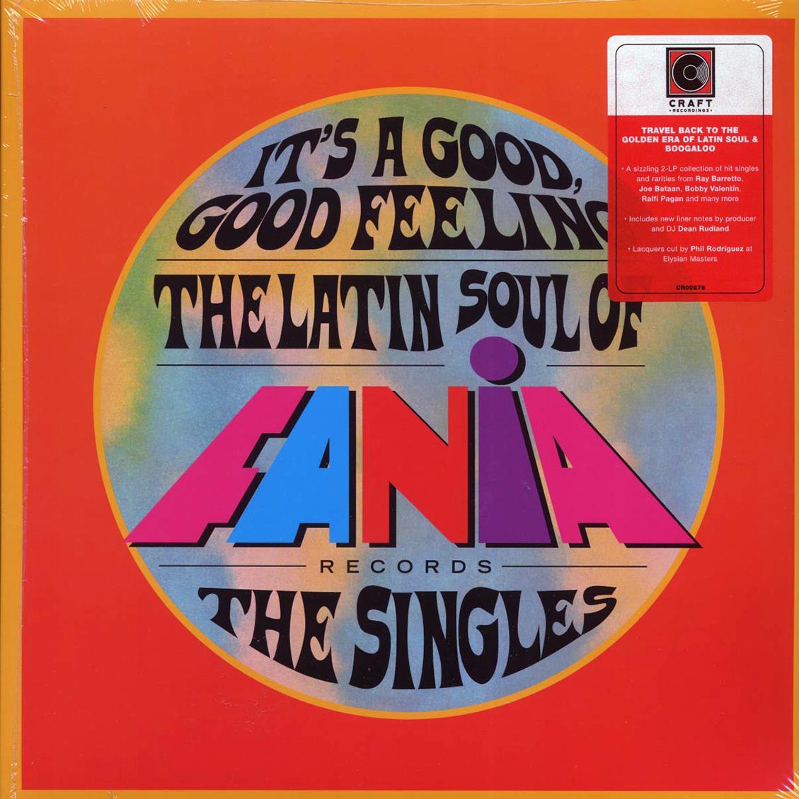 Ray Barretto, Joe Bataan, Bobby Valentin, Raffi Pagan, The Latinaires, Etc. - It's A Good, Good Feeling: The Latin Soul Of Fania Records The Singles (28 tracks) (2xLP) [New Vinyl LP]