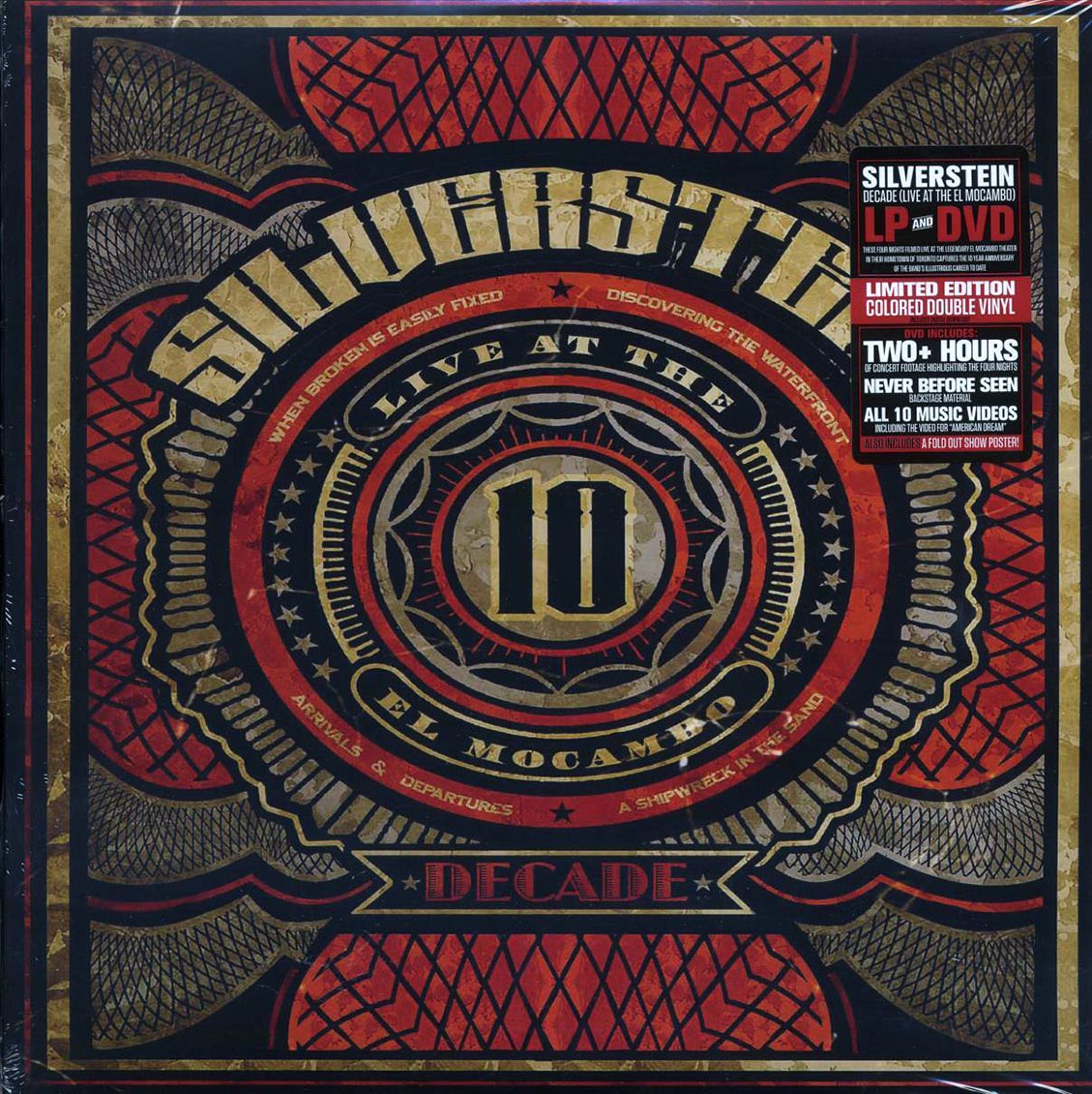 Silverstein - Decade: Live At The El Mocambo (2xLP) (colored vinyl) (incl. DVD) [New Vinyl LP]