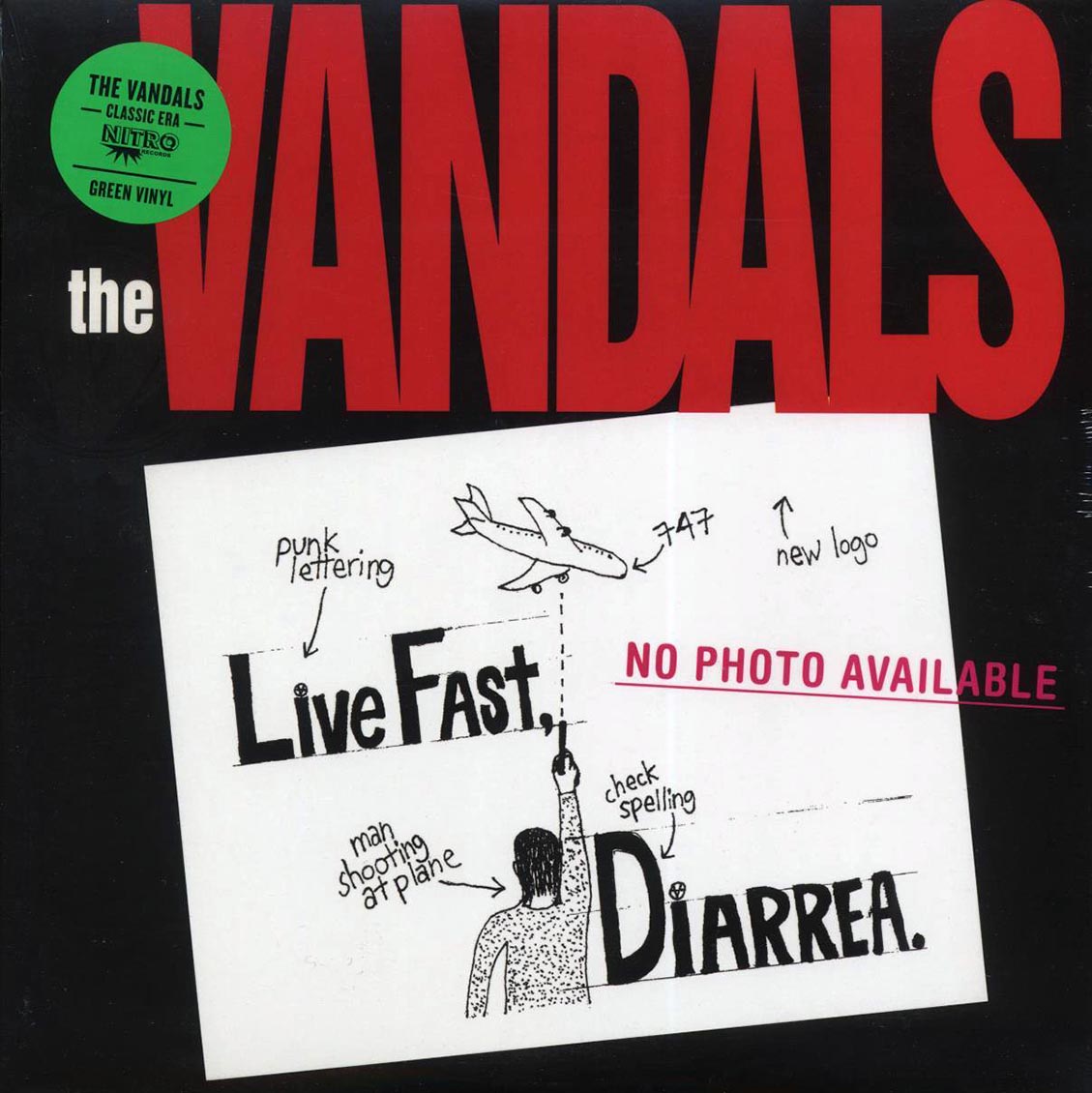 The Vandals - Live Fast Diarrhea (green vinyl) [New Vinyl LP]