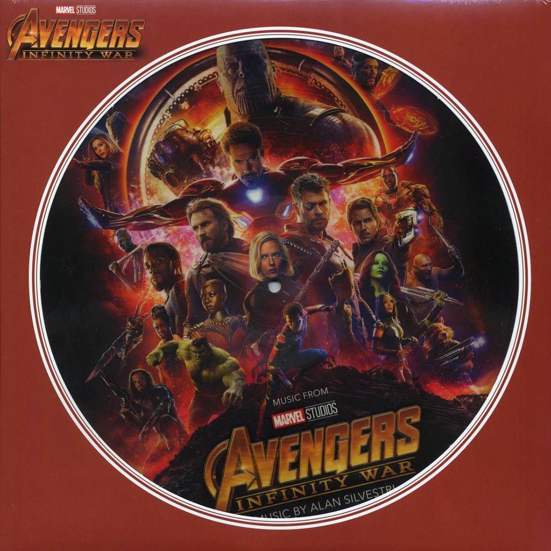 Alan Silverstri - Avengers: Infinity War, Music From Marvel Studios (die-cut jacket) (picture disc) [New Vinyl Record LP]
