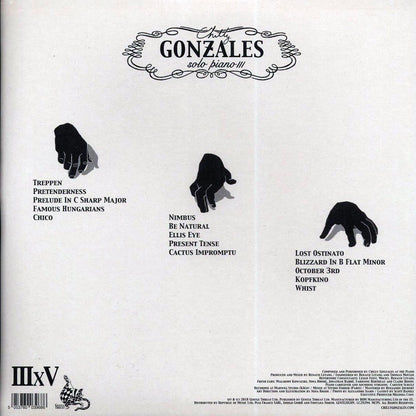 Chilly Gonzales - Solo Piano III (2xLP) (180g) [New Vinyl LP]
