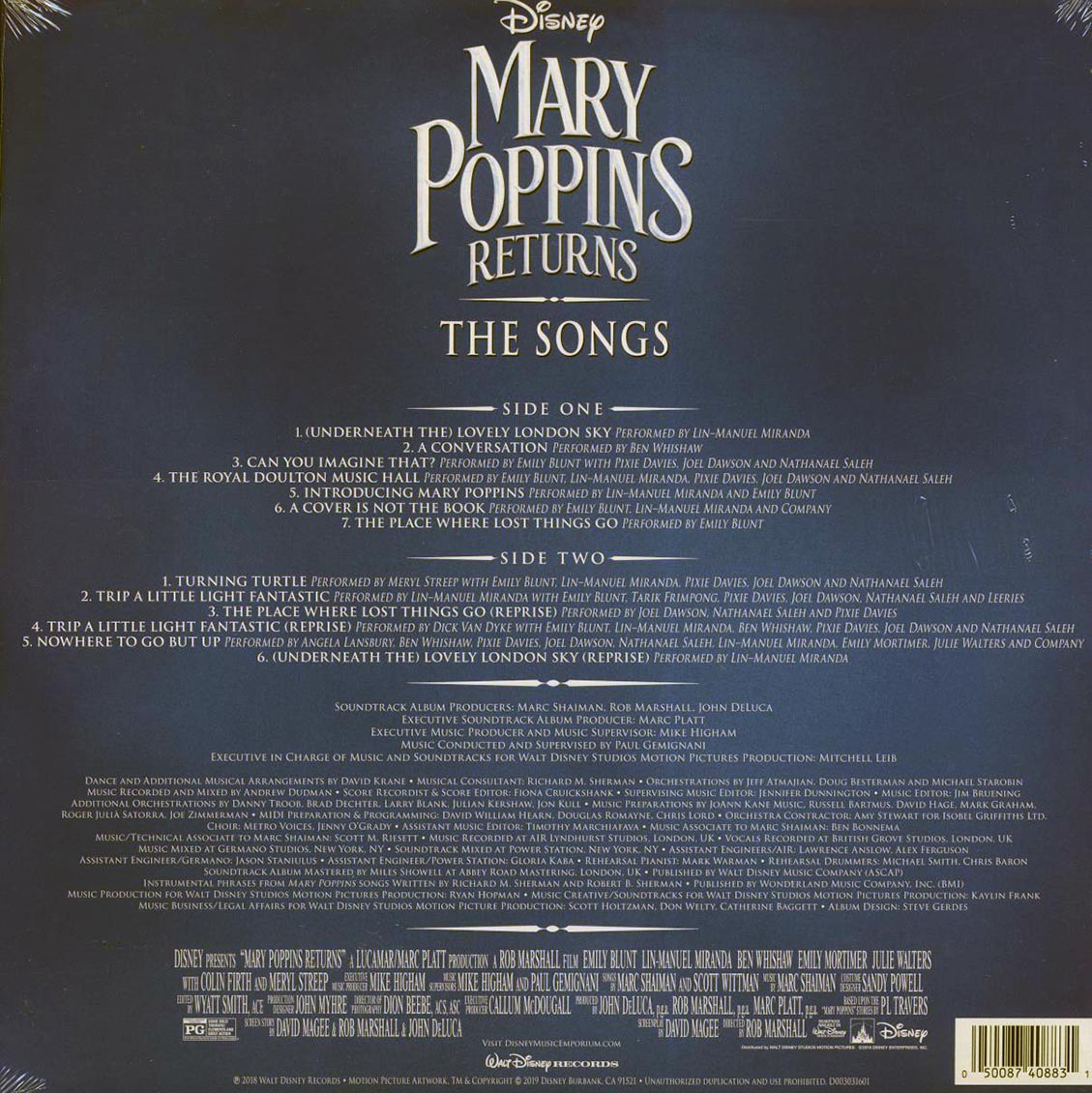 Marc Shaiman, Scott Wittman - Mary Poppins Returns: The Songs [New Vinyl LP]