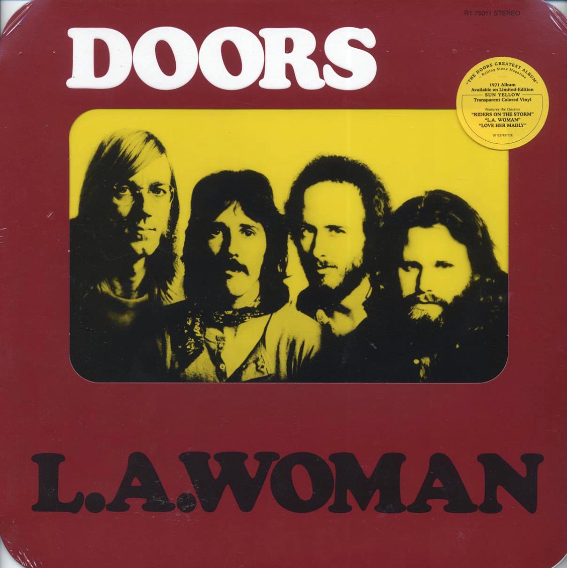 The Doors - LA Woman (Die-Cut Window Jacket) (die-cut jacket) (ltd. ed.) (yellow vinyl) (radius corners) [New Vinyl LP]