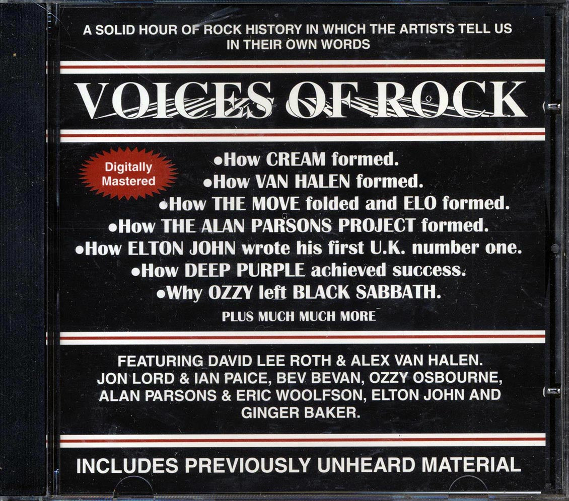 Van Halen, Ozzy Osbourne, Alan Parsons, Elton John, Etc. - Voices Of Rock Volume 1 [New CD]