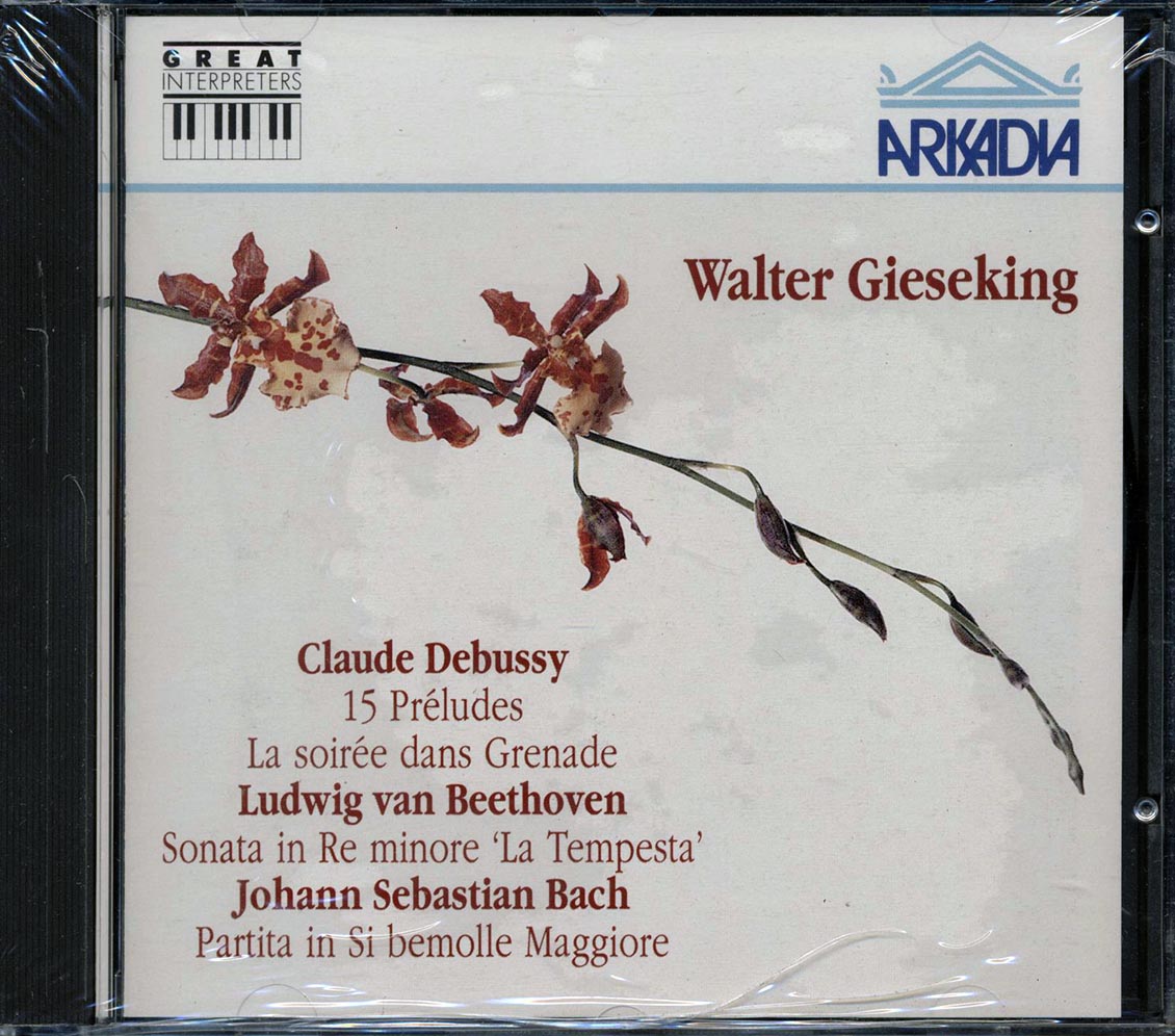 Walter Gieseking, Claude Debussy, Beethoven, Bach - 15 Preludes, La Soiree Dans Grenade, Etc. [New] [New CD]