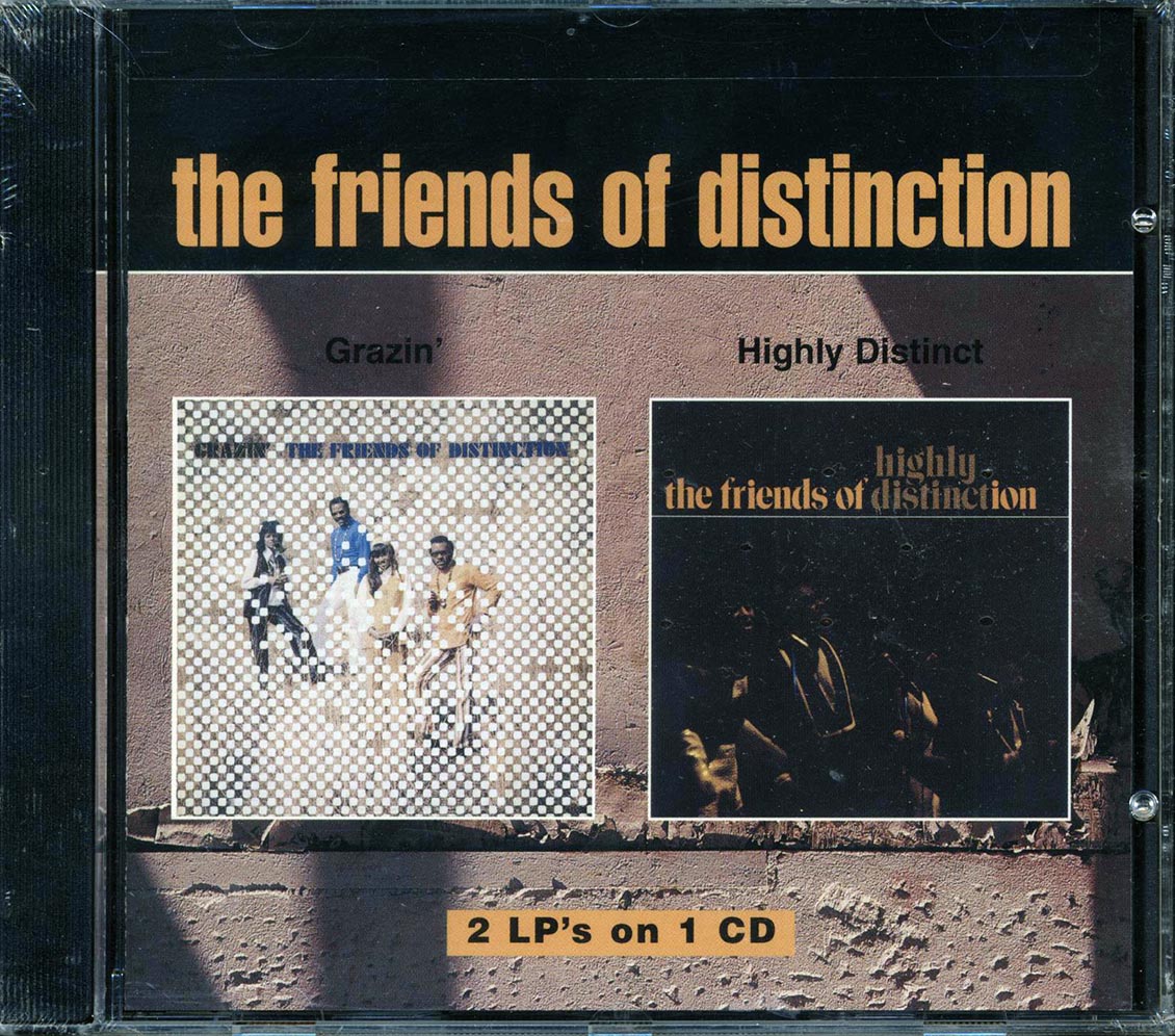The Friends Of Distinction - Grazin' + Highly Distinct (2 albums on 1 CD) (21 tracks) [New CD]