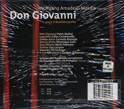 Mozart, Daniel Harding, Mattei, Cachemaille, Etc. - Don Giovanni (3xCD) (box set) [New CD]