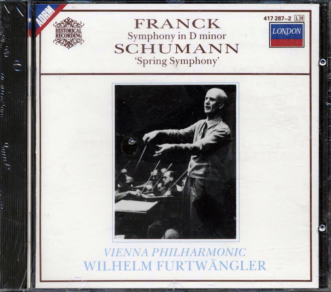Franck, Schumann, Vienna Philharmonic, Wilhelm Furtwangler - Symphony In D Minor, Spring Symphony [New CD]