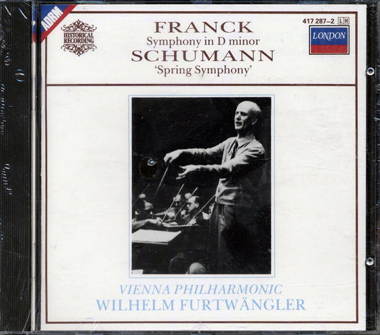 Franck, Schumann, Vienna Philharmonic, Wilhelm Furtwangler - Symphony In D Minor, Spring Symphony [New CD]