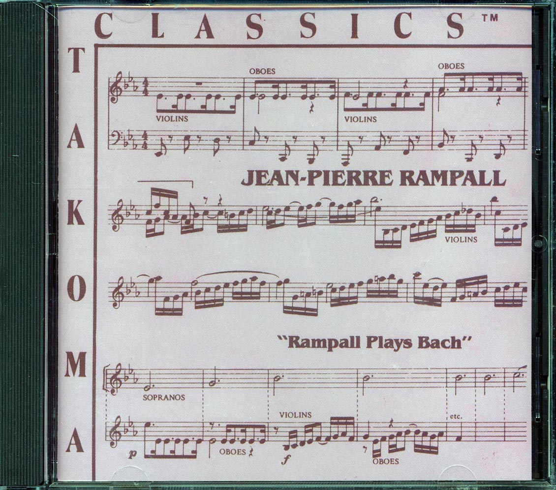 Jean-Pierre Rampall - Rampall Plays Bach [New CD]