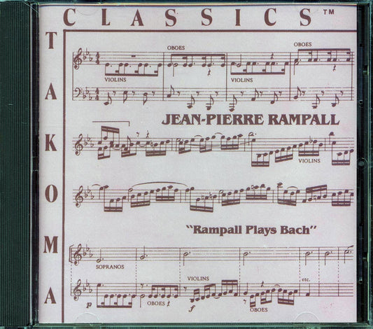 Jean-Pierre Rampall - Rampall Plays Bach [New CD]