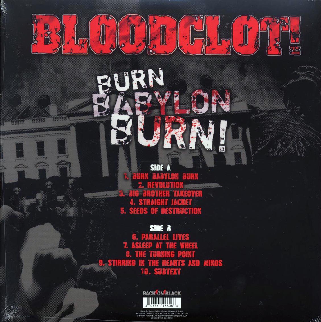 Bloodclot! - Burn Babylon Burn! (ltd. ed.) (red vinyl) [New Vinyl LP]