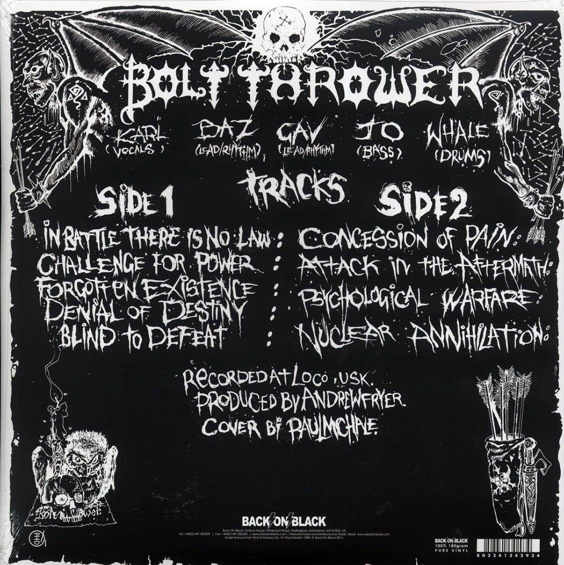 Bolt Thrower - In Battle There Is No Law! [New]