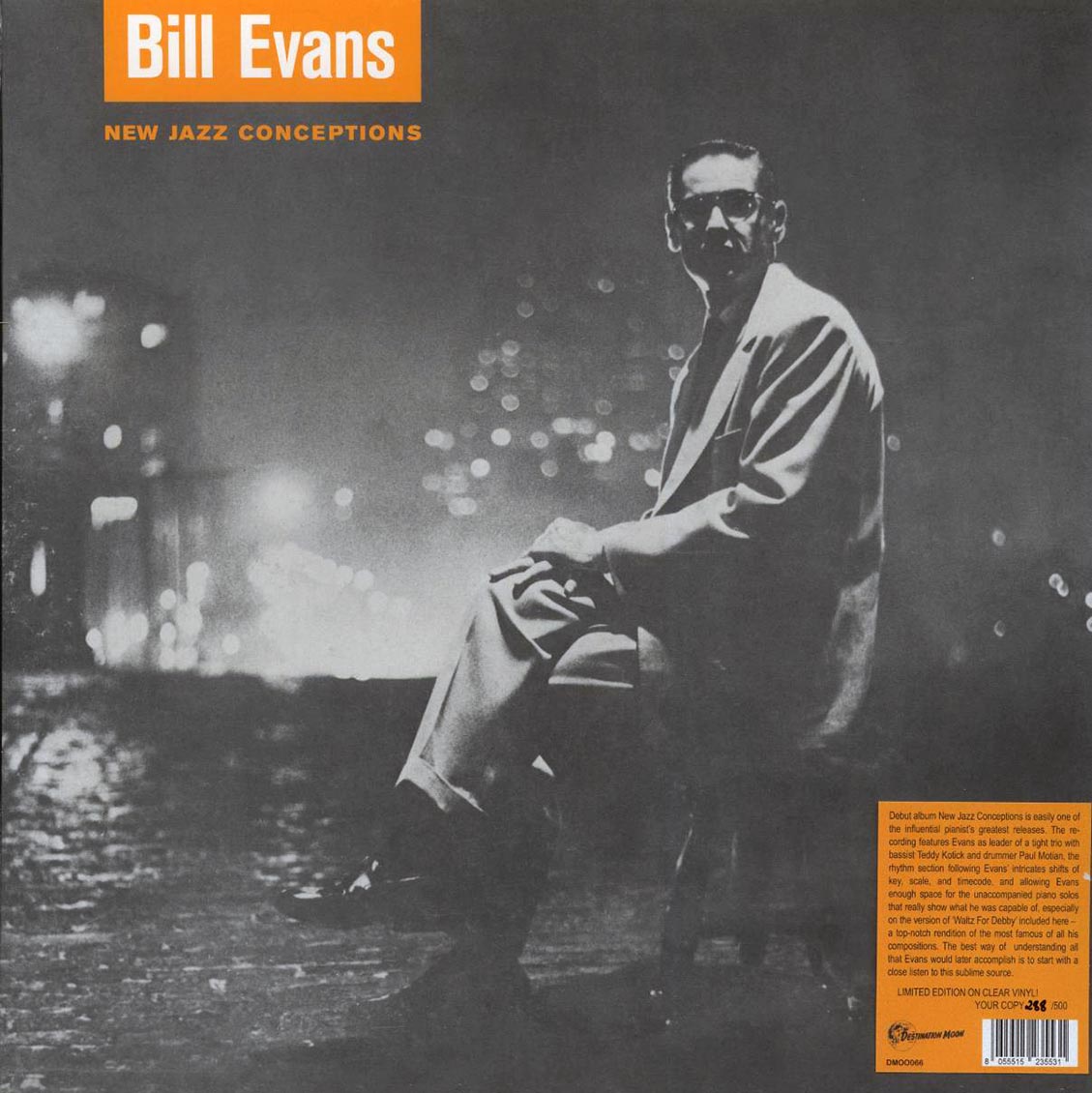 Bill Evans - New Jazz Conceptions (ltd. 500 copies made) (clear vinyl) [New Vinyl Record LP]