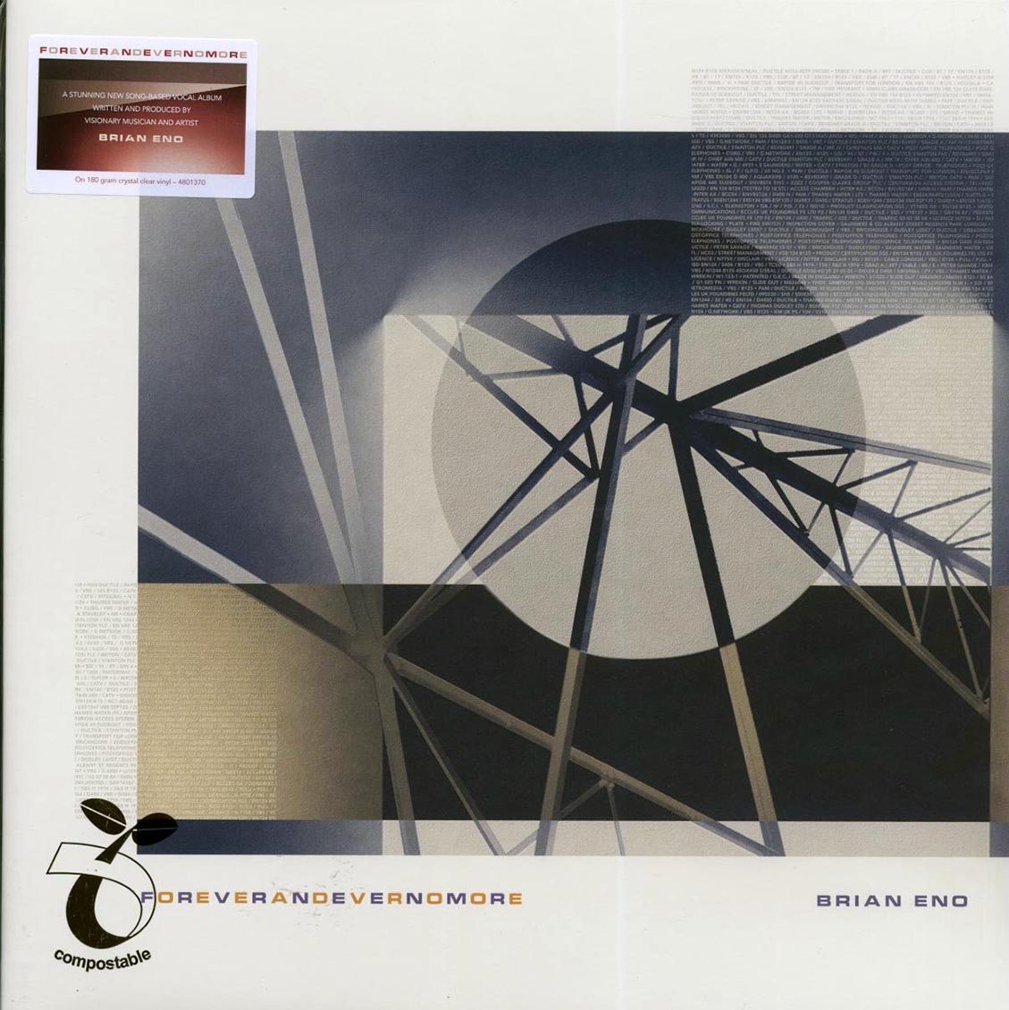 Brian Eno - Foreverandevernomore (180g) (clear vinyl) [New]