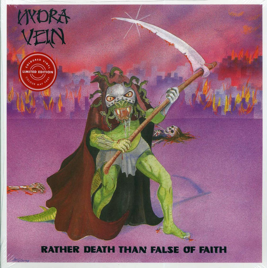 Hydra Vein - Rather Death Than False Of Faith (ltd. ed.) (2xLP) (clear/purple splatter vinyl) [New Vinyl LP]