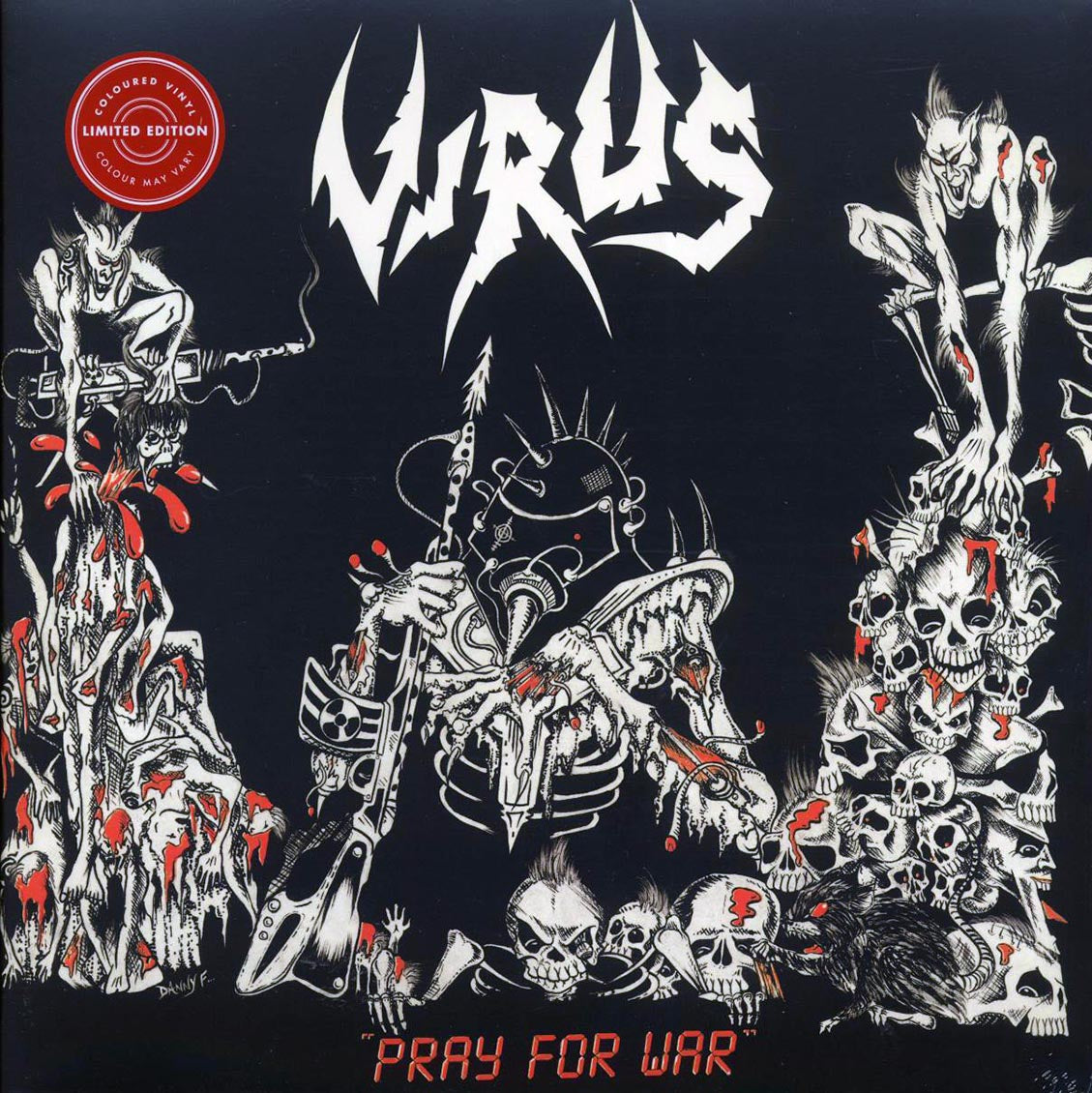 Virus - Pray For War (ltd. ed.) (white/red splatter vinyl) [New Vinyl LP]