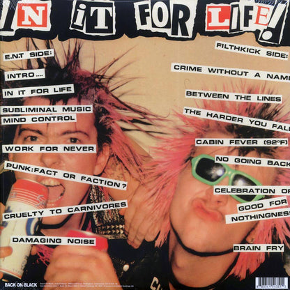 Extreme Noise Terror, Filthkick - In It For Life (ltd. ed.) (clear vinyl) [New Vinyl LP]