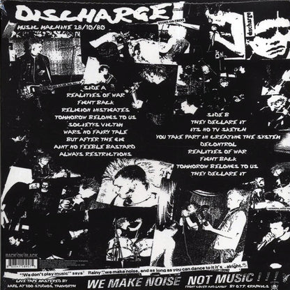 Discharge - First London Gig: Music Machine 28/10/80 (ltd. ed.) (clear vinyl) [New Vinyl LP]